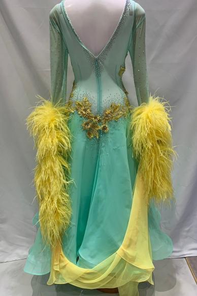 スタンダードドレス　ペパーミント×イエロー【SALE 300,000円】