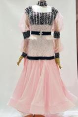 スタンダードドレス　ピンク×ブラック【SALE 330,000円】